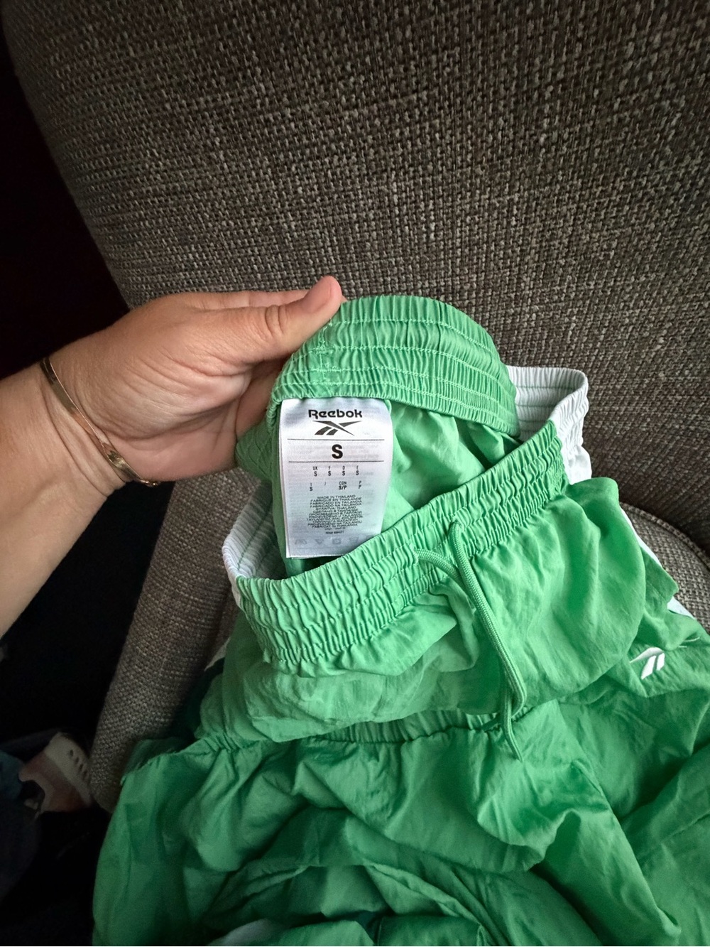 Reebok Bright Green Vintage Matching Set